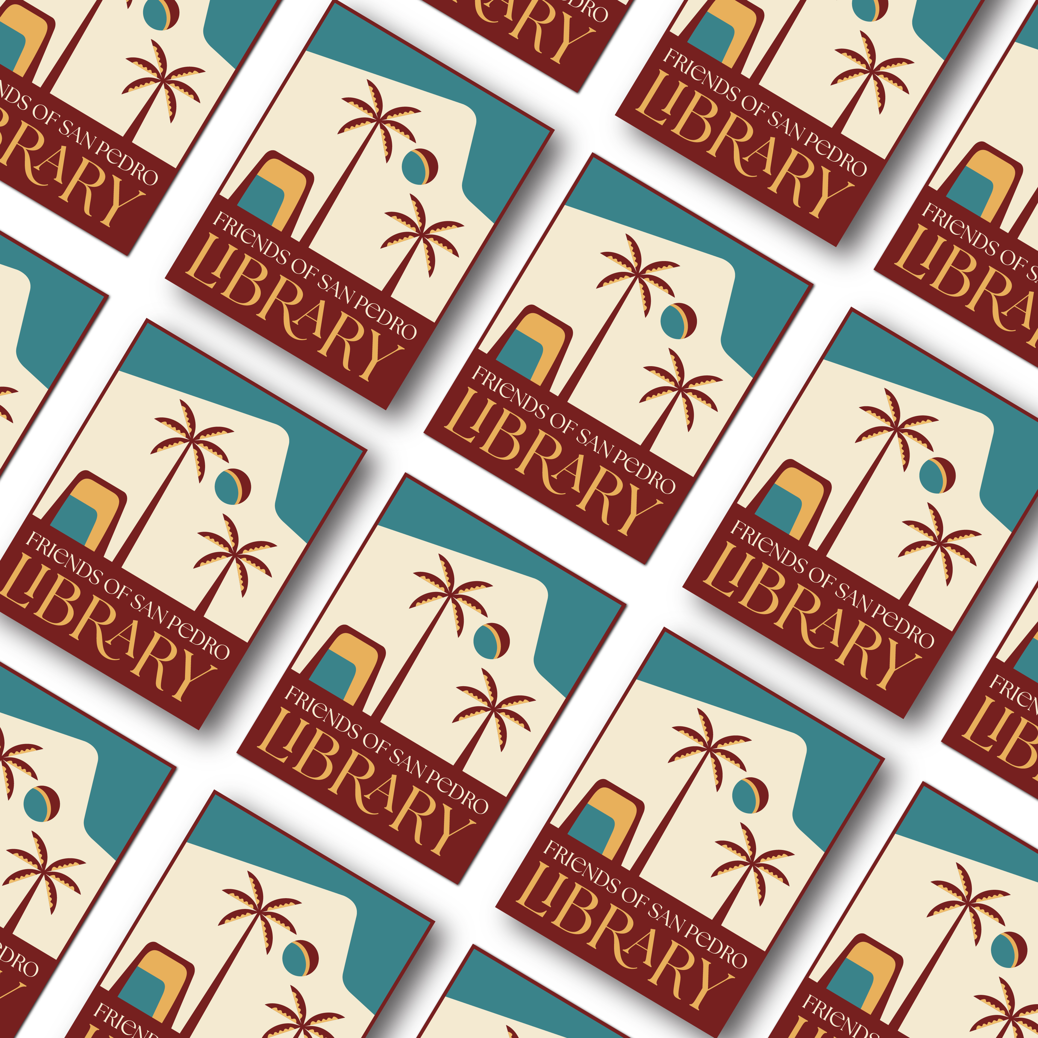 Friends of San Pedro Library Branding